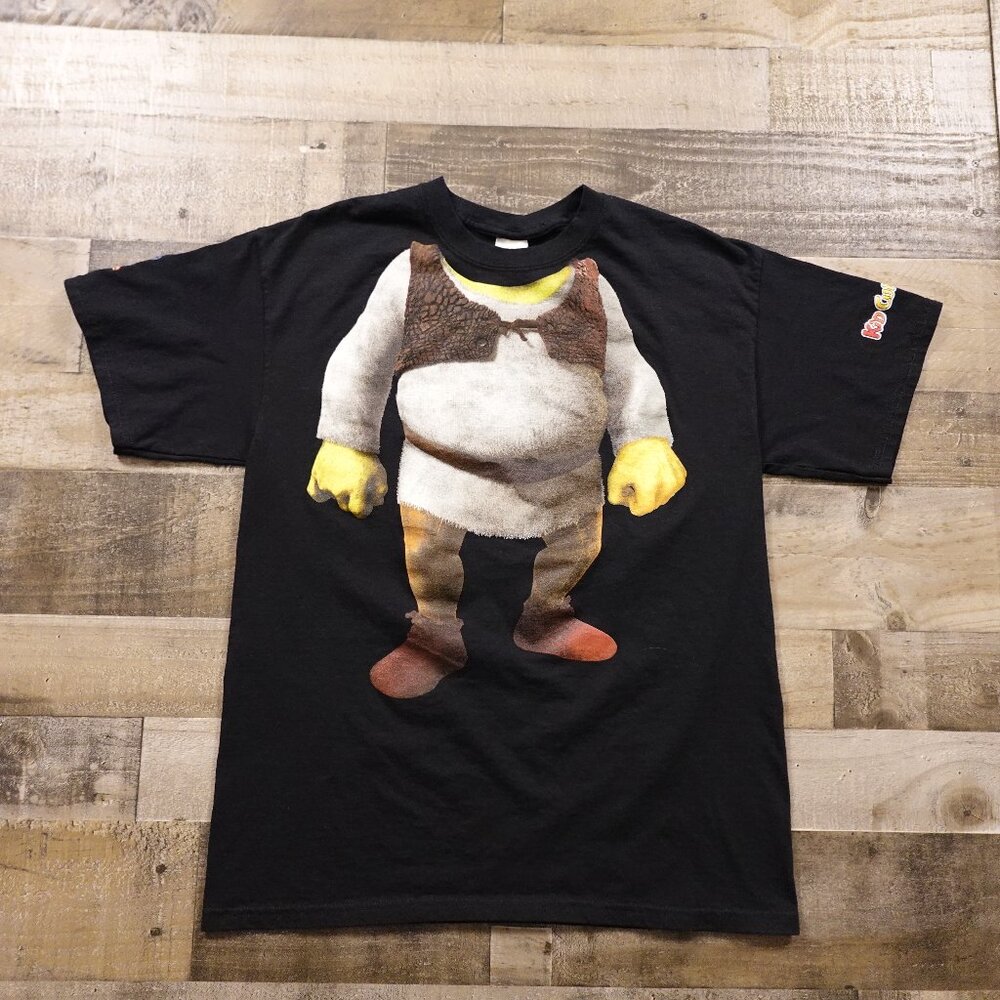 Shrek Forever After self portrait shirt men's large‎ kid cuisine collectible
